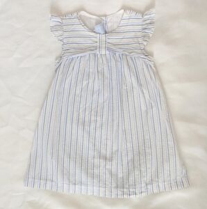 Bella Bliss Girls Striped Bow Cotton  Summer Dress 5